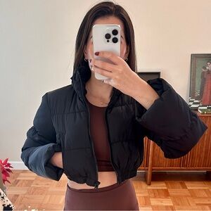 Cropped women’s puffer